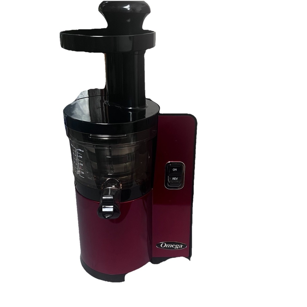 Omega VSJ843QR Cold Press Vertical Slow Masticating Juicer Red *Works Great*